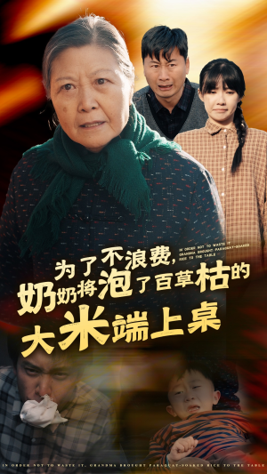 为了不浪费，奶奶将泡了百草枯的大米端上桌（60集）古装短剧推荐
