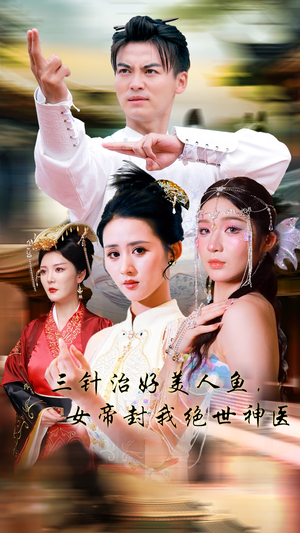 三针治好美人鱼，女帝封我绝世神医（61集）这短剧太好看了