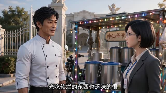 激活美食治愈系统我靠摆摊火遍了整座城市二（121集）一起看短剧