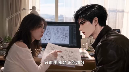 我的真纸片人男主（66集）短剧太精彩了