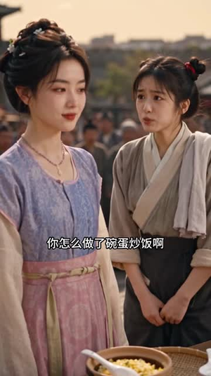 厨神穿越，摆摊竟治愈厌食太子（90集）火爆热门短剧