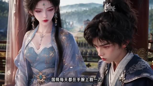枝上蘅：绝情国师动心了（108集）穿越短剧推荐